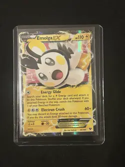 Pokemon Emolga EX Holo Ultra Rare TCG Card 46/146 XY Base Set - Image 1