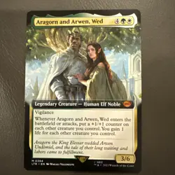 Aragorn and Arwen, Wed (Extended Art) - 394 NM MTG - Image 1