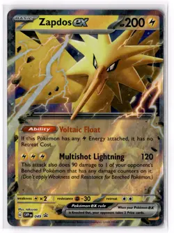 Zapdos ex - 049 SV: Scarlet & Violet Promo Cards Holo NM - Image 1