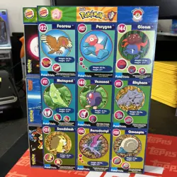 POKEMON Movie 1999 Full Uncut Sheets Master Trainer Burger King Lot Of 3 Cards - Image 2