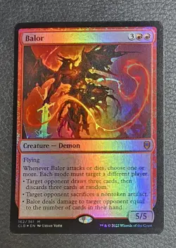 Balor Commander Legends: Battle for Baldur's Gate Foil MTG Magic Card - Image 1