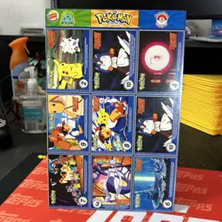 POKEMON Movie 1999 Full Uncut Sheets Master Trainer Burger King Lot Of 3 Cards - Image 4