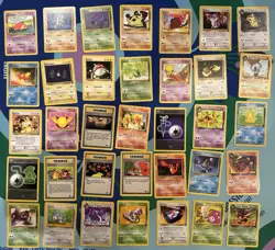 Huge Lot Of 35 Vintage Pokemon Cards Team Rocket WOTC 2000 BANGERS - Image 1