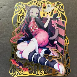 Goddess Story Gold METAL Card - Serial Number #181/200! Demon Slay Anime *READ* - Image 1