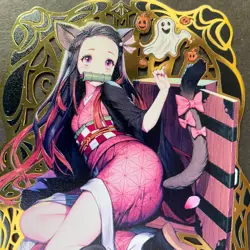 Goddess Story Gold METAL Card - Serial Number #181/200! Demon Slay Anime *READ* - Image 2