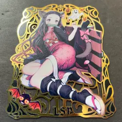 Goddess Story Gold METAL Card - Serial Number #181/200! Demon Slay Anime *READ* - Image 4