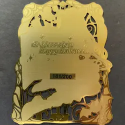 Goddess Story Gold METAL Card - Serial Number #181/200! Demon Slay Anime *READ* - Image 5