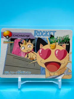 Meowth Anime Collection Pokemon Card Game Japanese Nintendo Made In Japan F/S c - Image 2
