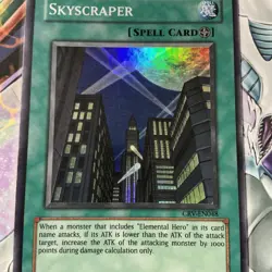 Yugioh Card Skyscraper CRV-EN048 SUPER RARE MP - Image 3