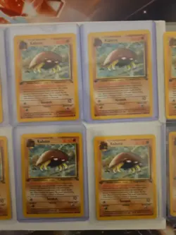 10 of 1st Edition Kabuto Fossil Set 50/62 Pokemon Card - Image 3