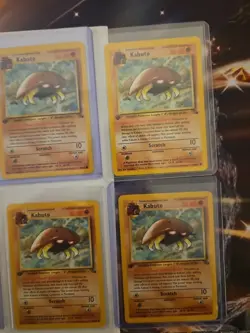 10 of 1st Edition Kabuto Fossil Set 50/62 Pokemon Card - Image 4