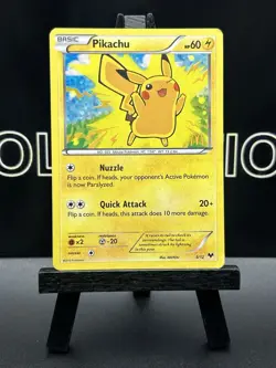 Pokemon Pikachu TCG Holo Promo Card 5/12 McDonald's 2017 - Image 2
