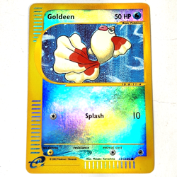 Goldeen 111/165 Pokemon TCG Reverse Holo Card Expedition 2002 Near Mint Vintage - Image 1
