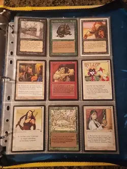 Vintage Magic The Gathering Collection Card Lot MTG 1993-1998 Pre-Rarity Symbol - Image 1