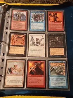Vintage Magic The Gathering Collection Card Lot MTG 1993-1998 Pre-Rarity Symbol - Image 3