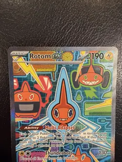 Rotom ex 126/094 SIR NM/M Phantasmal Flames Pokemon Card 2025 - Image 3