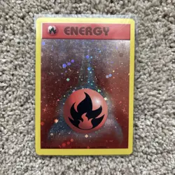 Pokemon Card - Fire Energy (WotC 2002 Energize League Promo) Reverse Holo - Image 1