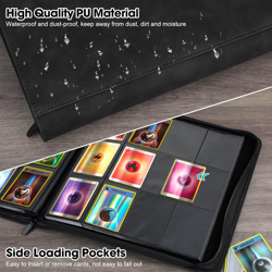 Trading Card Binder, 12 Pocket Card Album Folder Hold up to 720 Cards, Premium a - Image 4