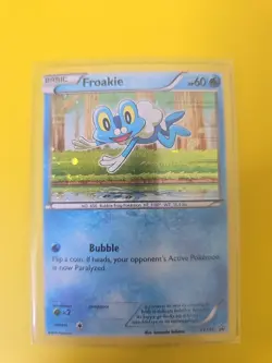 Pokemon Card TCG Froakie XY138 Black Star Promo Holo - Image 1