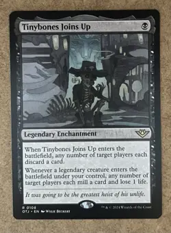 Tinybones Joins Up - Outlaws of Thunder Junction - NM MTG - Image 1
