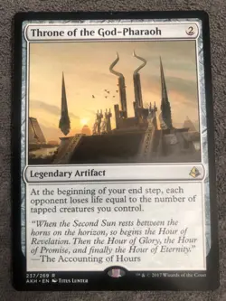 Throne of the God-Pharaoh Amonkhet Regular NM - FREE SHIPPING - Image 1