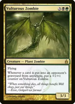 1x Vulturous Zombie - NM English MTG - Ravnica - Image 1