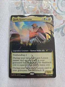 Iroh, Grand Lotus Extended Art Foil Box Lunch Promo 0002 MTG Sealed New - Image 1