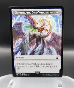 Emblem - Sephiroth, One-Winged Angel Robot Warrior Double-Sided Token - Final - Image 1