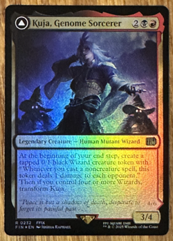 MTG Final Fantasy, Kuja, Genome Sorcerer / Trance Kuja, Fate Defied - Foil - Image 1
