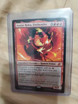 MTG Avatar Roku, Firebender - TLE #0112 Avatar: The Last Airbender Nonfoil NM - Image 1
