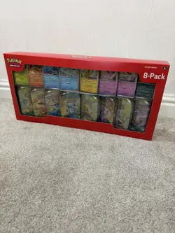 Pokemon Prismatic Evolutions Costco Mini Tins 8 Pack - New & Sealed - Image 1