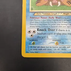 Pokemon Vintage Non-holo Rare Light Piloswine Neo Destiny 26/105 WotC - Image 5