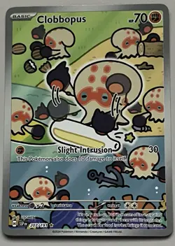 Pokemon Surging Sparks Clobbopus Basic Illustration Rare HoloFoil #207/191 - Image 1
