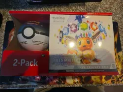 Pokemon TCG Prismatic Evolutions Elite Trainer Box ETB Pokeball Sams Club Bundle - Image 1