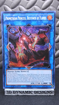 | Yugioh Promethean Princess, Bestower of Flames RA03-EN050 Secret Rare NM ?? | - Image 1