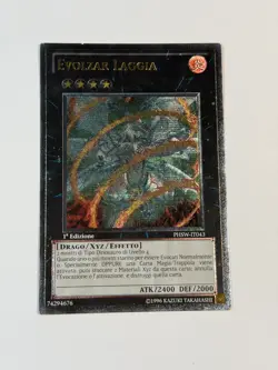 Yugioh ITALIAN Evolzar Laggia PHSW-IT043 EN043 Ultimate Rare 1st Edition LP - Image 1