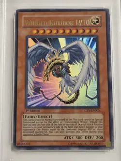 PSA 9 Winged Kuriboh LV10 CRV-EN005 1st Edition Cybernetic Revolution Yugioh - Image 2