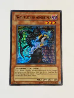 Yugioh GERMAN Night Assailant CP01-DE005 EN005 Super Rare Promo MP - Image 1