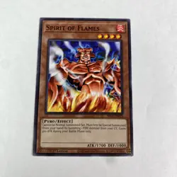 yugioh Spirit Of Flames SR14-EN019 Fire Kings Structure Deck 1st Edition Common - Image 1
