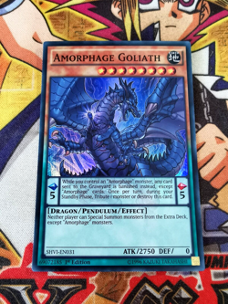 Amorphage Goliath shvi-en031 1st Edition (NM/VLP) Super Rare Yu-Gi-Oh! - Image 1