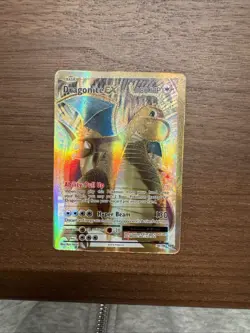 Pokemon TCG Dragonite-EX Evolutions Full Art Holo Card 106/108 Ultra Rare - Image 1