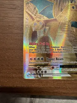 Pokemon TCG Dragonite-EX Evolutions Full Art Holo Card 106/108 Ultra Rare - Image 4