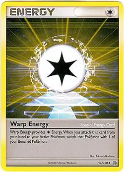 Pokemon Diamond and Pearl Stormfront Card - Warp Energy (U) 95/100 - Image 1