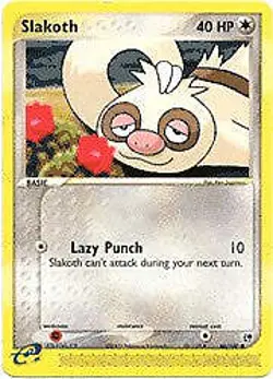Pokemon Sandstorm Common Card - Slakoth 80/100 - Image 1