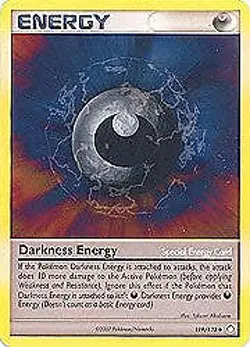 Pokemon Diamond & Pearl Mysterious Treasures- Darkness Energy Card 119/123 - Image 1