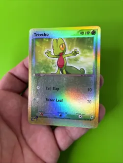 Treecko 76/109 EX Ruby & Sapphire Reverse Holo Pokemon Card LP - Image 3