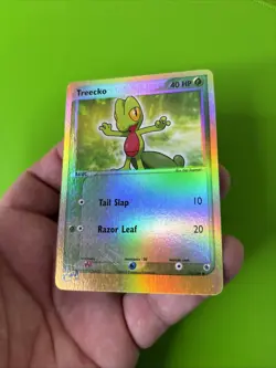 Treecko 76/109 EX Ruby & Sapphire Reverse Holo Pokemon Card LP - Image 4