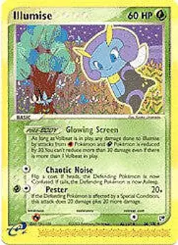 Pokemon Sandstorm Uncommon Card - Illumise 38/100 - Image 1