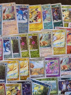 Gem Pack Eeveelutions Stars & Rotary Holo Pokemon Card Lot Chinese TCG - Image 3