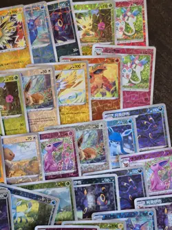 Gem Pack Eeveelutions Stars & Rotary Holo Pokemon Card Lot Chinese TCG - Image 4